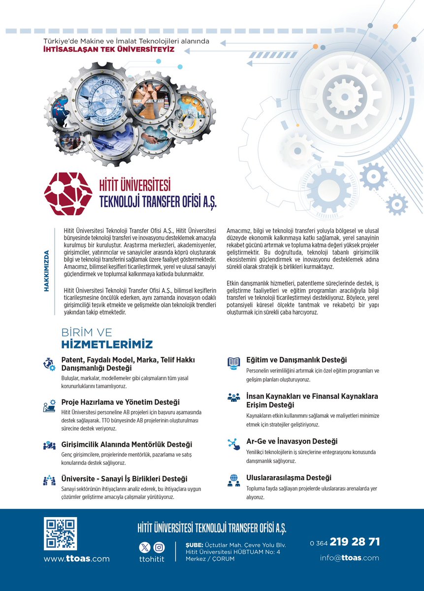 Hitit Üniversitesi TTO A.Ş tweet media