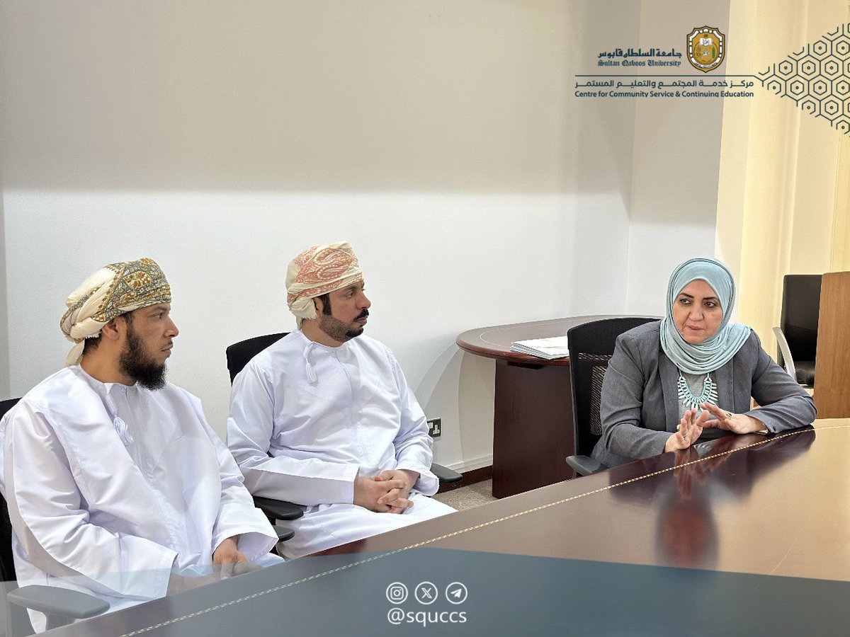 SQUCCS's tweet photo. #ختام |

 البرنامج التدريبي التخصصي "تأهيل المرشدين النفسيين"  والذي امتد لعام كامل بالتعاون مع مركز الإرشاد الطلابي @scc_squ في #جامعة_السلطان_قابوس ❤️

تمنياتنا لجميع المشاركين بالتوفيق 😇 https://t.co/x9e6vdENBs
