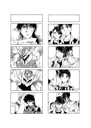 2000年代に参加していたスパロボ漫画(これは4コマ)のコピー画像も発掘したw(画像が小さいw)
ナデシコ、テッカマンブレード、レイズナー…かなぁ?
これだけでどの作品かわかる人いるかな?
#スパロボ 