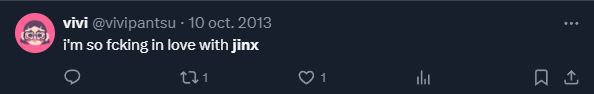 vivipantsu's tweet photo. being a fan of jinx since her release in 2013 and then being able to work on my fav show is a dream come true https://t.co/A9AqGqknTd