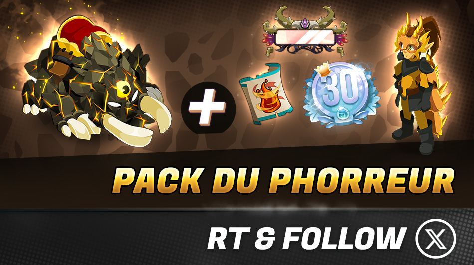 DofusTouch's tweet photo. 💰 Vous convoitez les plus grands trésors du Monde des Douze ? Transformez ce rêve en réalité avec le pack du Phorreur !

▶ https://t.co/O8G2TNaRfR

🔁 RT + Follow pour tenter de remporter un pack du Phorreur ! https://t.co/1rVaFwrQtQ