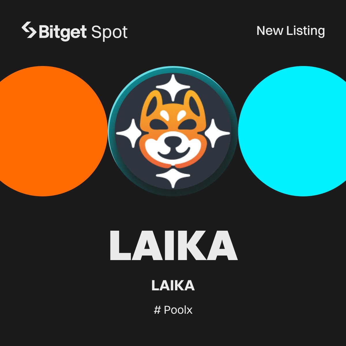Initial Listing - $LAIKA <a href="/laika_org/">LAIKA The Cosmodog</a>
 
🔹Pair: LAIKA/USDT
🔹Deposit: opened
🔹Trading starts: June 12, 12:00 PM (UTC)
 
🔥 Come and grab a share of 4,004,000,000 LAIKA.
 
More details: bitget.com/en/support/art…
 
#LAIKAlistBitget