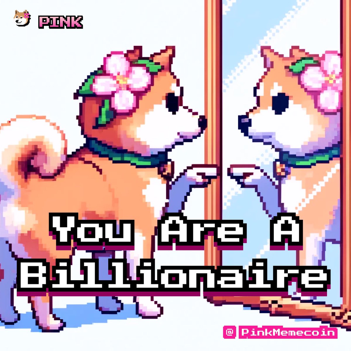 PinkMemecoin's tweet photo. YOU! Yes, you! You're a billionaire!
#Taiko #memecoin #PinkMeUp https://t.co/NSRW1u9Fa5