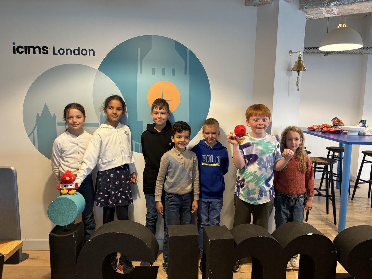 iCIMS's tweet image. Warning: Cuteness overload 👇😍
 
Our London office recently celebrated #TYCTWD, and we had a blast giving our future team members a glimpse into what a day at iCIMS looks like. 
 
Check out photos from the day with our future leaders 😉