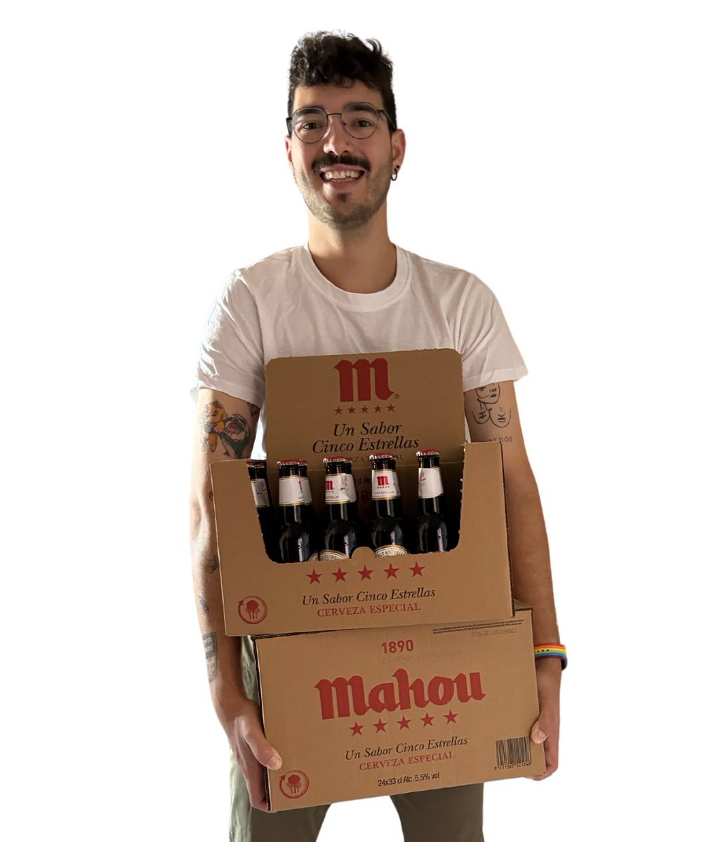 bertiutoledo's tweet photo. ¡Muchísimas gracias por este super regalo @mahou_es @MahouSanMiguel! Disfrutaré de cada sorbo 🍻 #Mahou #Mahoudrid https://t.co/9E0FB8Slq9