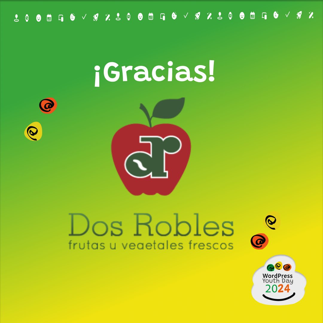¡Gracias infinitas a Distribuidora Dos Robles por ser patrocinador Cacao en WPYD2024! 
Gracias por ser el proveedor de los nicaragüenses al adquirir frutas y vegetales que mejoran nuestra salud.
¡Son los mejores!🍎

#WPYD2024 #dosrobles #wordpress #comunidadwordpress