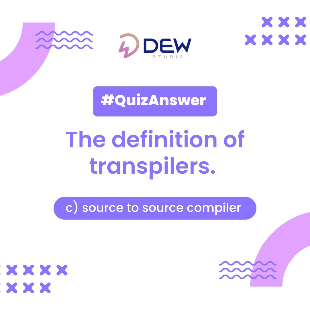 dewstudio_io's tweet photo. Last week we posted a quiz, here is the answer to it. For more such angular quizzes follow us and learn
DEWStudio a product by TechRev

#dewstudio #lowcodeplatform #lowcodetool #lowcodesolution #lowcode #lowcodeappdevelopment #lowcodeappdevelopmentsolution #lowcodenocode #texas https://t.co/8c2QUcmsWG