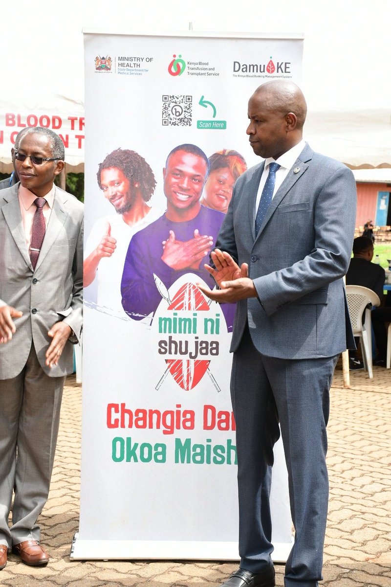 Today, Principal Secretary, Patrick Kilemi officiated the launch of Pre-Ushirika Day blood donation drive at <a href="/CoopVarsityKE/">The Co-operative University of Kenya (CUK)</a> an initiative organised by the Ushirika Council.

In his address, the PS noted that the blood drive symbolizes the Co-operative Principle Number 7: Concern
