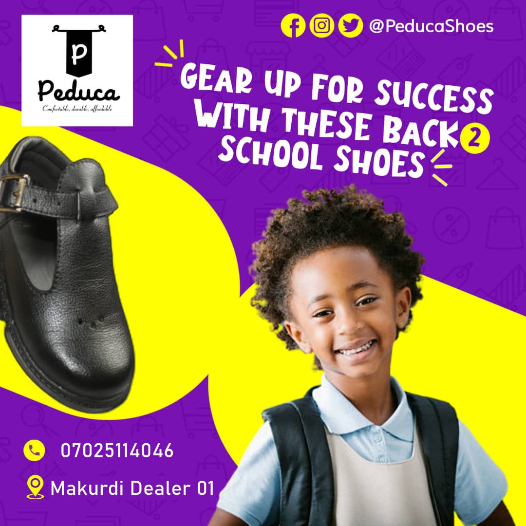 PeducaShoes's tweet photo. Peduca Shoes is your one-stop-shop for school footwear in #Makurdi. Quality, comfort, and affordability—experience it all with us. Call 07025114046 for details. #BackToSchool #MakurdiSchool #Benue #Nigeria https://t.co/vMf8hCadE2