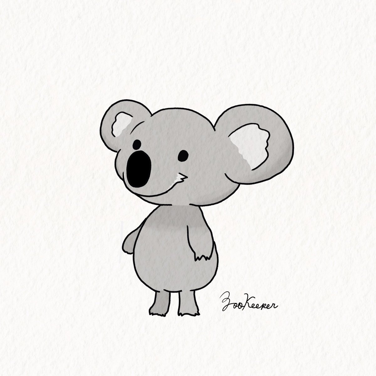 ZooKeeperCreate's tweet photo. コアラキャラクター🐨

#動物イラスト #動物イラストレーター https://t.co/uuyAsT2Rl1