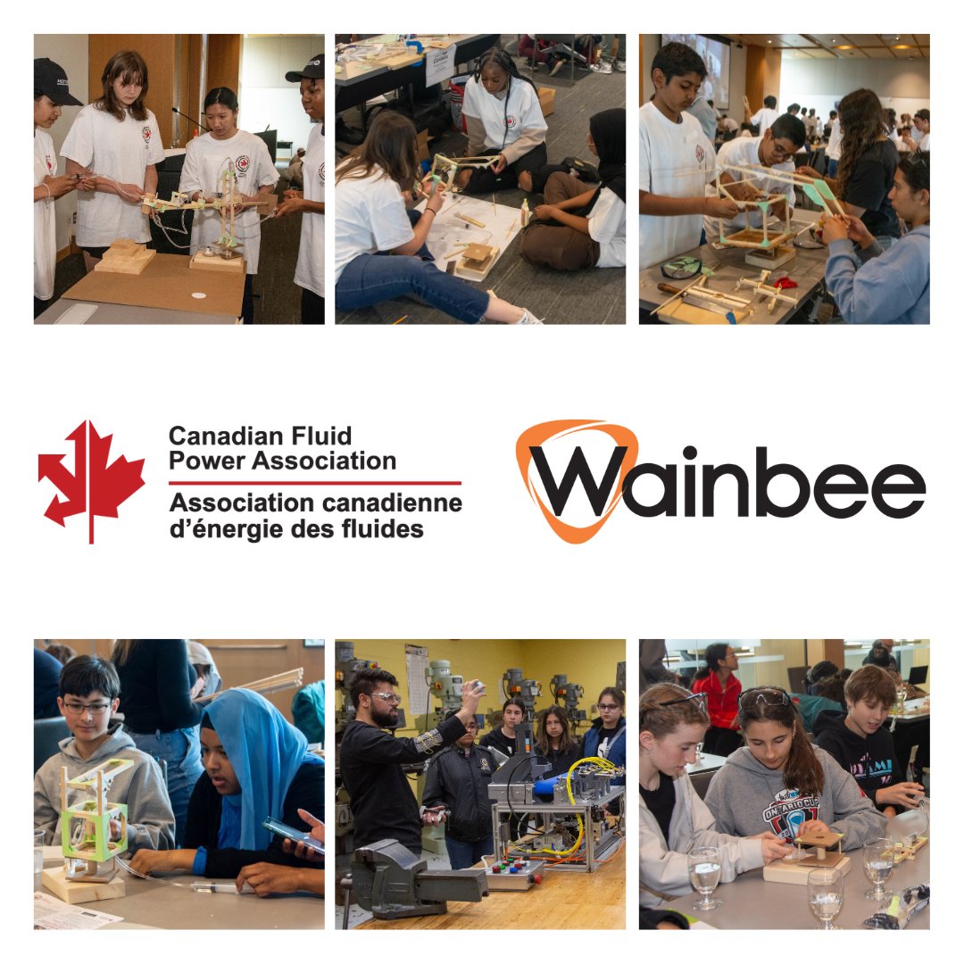 WainbeeLimited's tweet image. We are proud to announce that Wainbee was able to contribute to the 2024 Toronto Fluid Power Challenge, hosted by CFPA. The ongoing sponsorships by many, allow this event to flourish at the Centennial College Progress Campus. #TorontoFluidPowerChallenge #Wainbee #CFPA