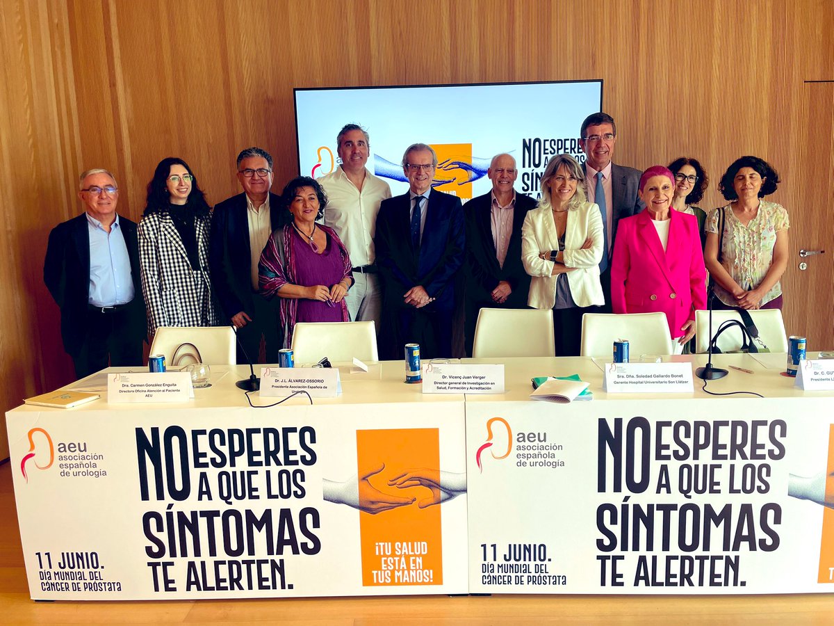 #DíaMundialCáncerdePróstata Como urólogos reconocemos nuestra responsabilidad en el desarrollo del conocimiento, de la investigación, en la colaboración interinstitucional, donde las Asociaciones de Pacientes son clave en la concienciación del diagnóstico precoz <a href="/CarmenGEnguita/">Carmen GEnguita</a>