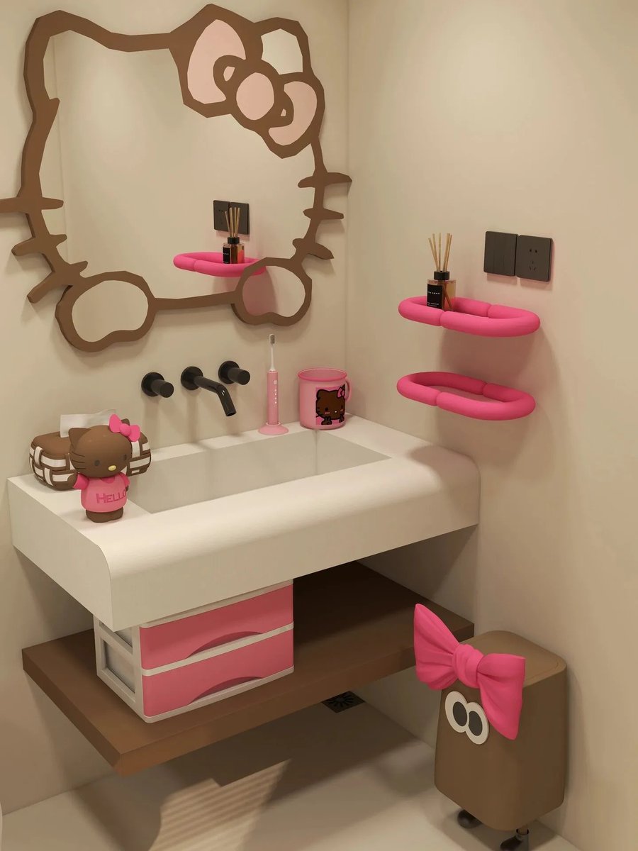 hello kitty bathroom 💫