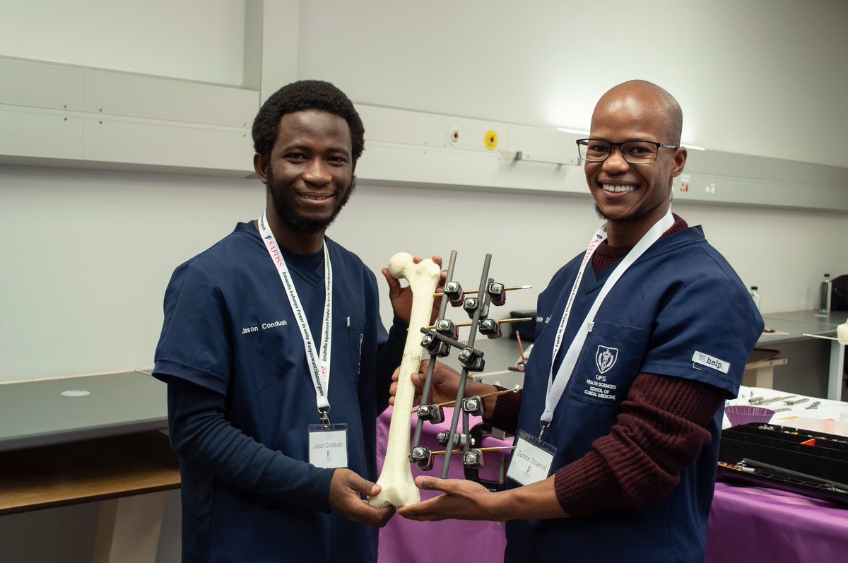 Sa_femaleorthosociety (@safoss3) on Twitter photo Our 7th #soyouwanttibiasurgeon workshop was held in Bloemfontein last weekend. This workshop saw students casting, placing tibial ex-fixes, scoping green peppers and winning prizes in true Type A fashion! Thank you <a href="/SmithNephewPLC/">Smith+Nephew</a> <a href="/essity/">Essity</a> <a href="/OrthoDiversity/">International Orthopaedic Diversity Alliance</a> Our 7th #soyouwanttibiasurgeon workshop was held in Bloemfontein last weekend. This workshop saw students casting, placing tibial ex-fixes, scoping green peppers and winning prizes in true Type A fashion! Thank you <a href="/SmithNephewPLC/">Smith+Nephew</a> <a href="/essity/">Essity</a> <a href="/OrthoDiversity/">International Orthopaedic Diversity Alliance</a>