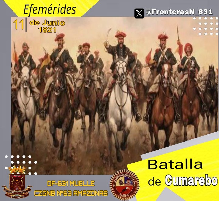 #11Jun se conmemoran 203 años de la  Batalla de Cumarebo, librada en Falcón, fue una  batalla de la Guerra de Independencia.