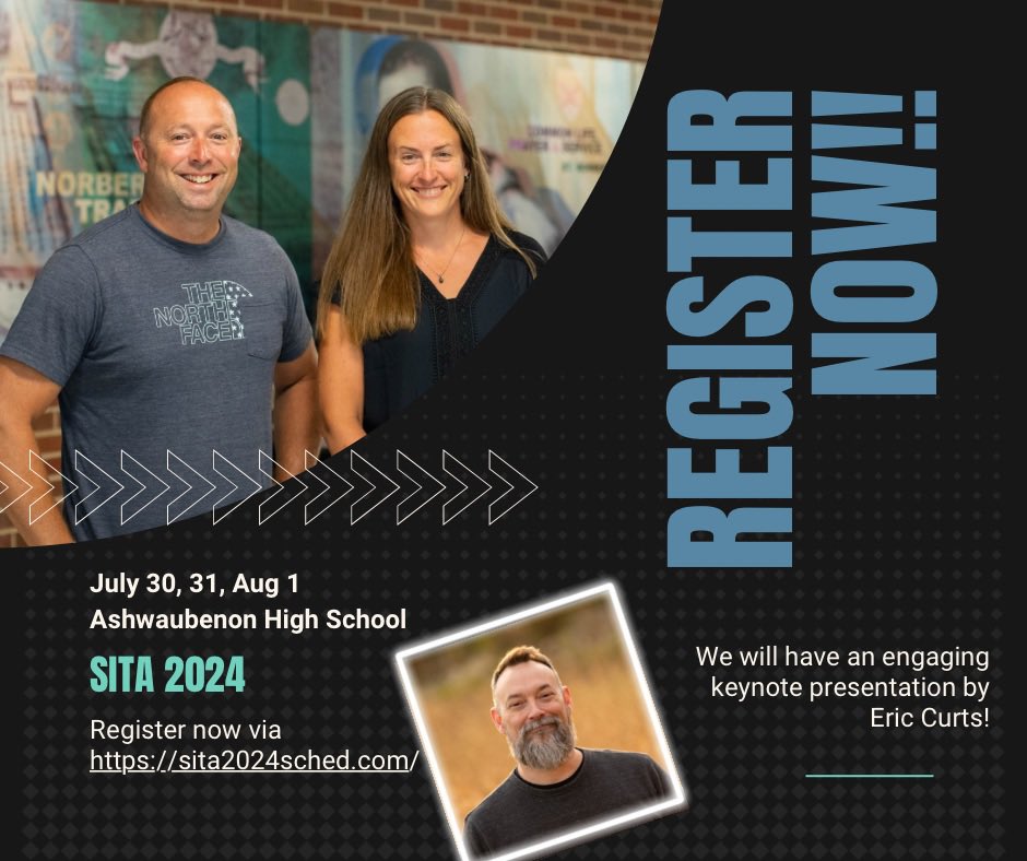 Registration is open!  We are so excited to have <a href="/ericcurts/">Eric Curts</a> joining us!  Be sure to save your spot and register today!
 sita2024.sched.com #SITA2024