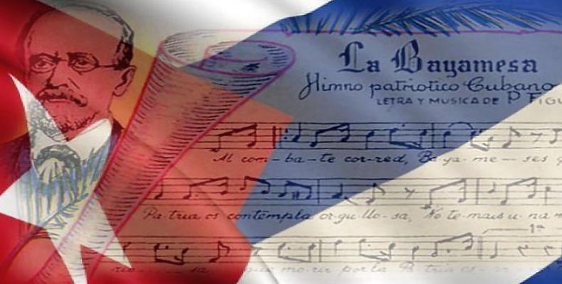 La música de nuestro Himno Nacional fue compuesta por Perucho Figueredo en la madrugada del 13 al 14 de agosto de 1867. Fue interpretada por primera vez en público en las fiestas religiosas del Corpus Christie el 11 de junio de 1868. #BMCGuineaBissau <a href="/CubacooperaGb/">CubaCoopera Guinea Bissau</a> <a href="/cubaengb/">Embajada de Cuba en Guinea Bissau</a>