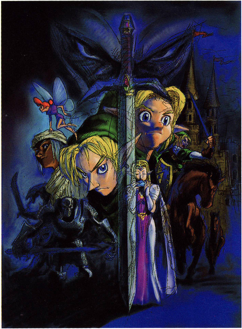 Zelda Ocarina of Time, Nintendo64 (1998) Concept art