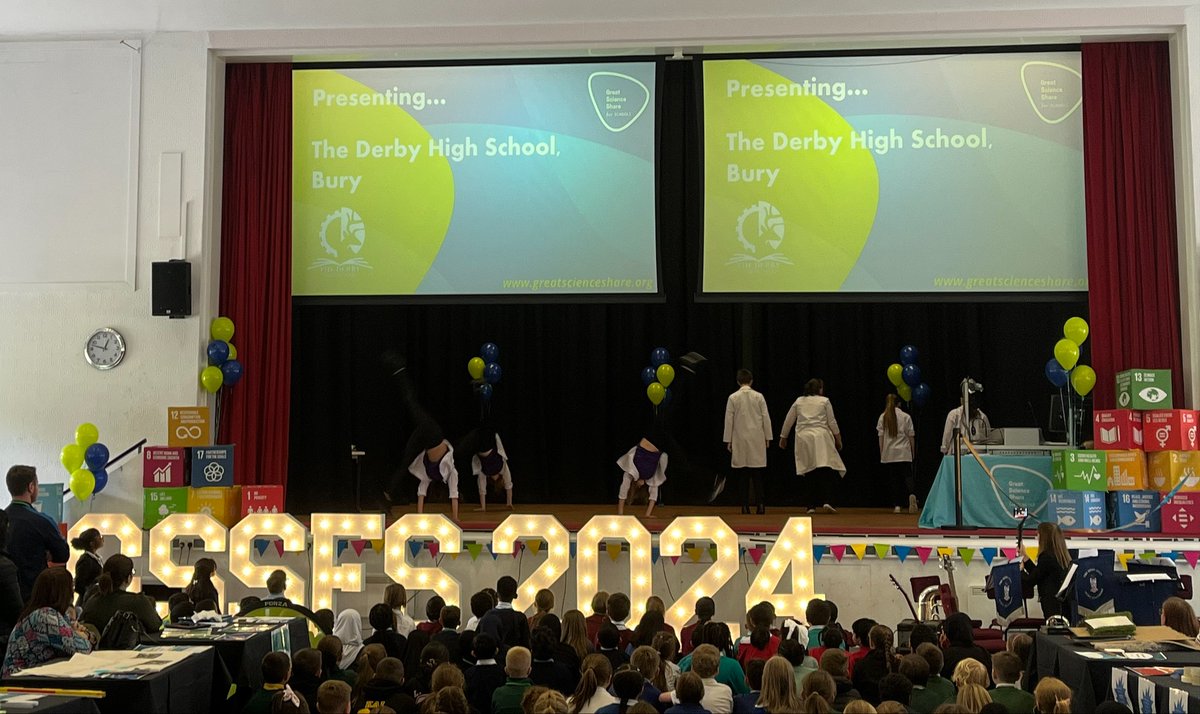 GreatSciShare's tweet image. And we&apos;re off! Started in true #GreatSciShare style with inspirational performance and speeches led by pupils with a passion for science. Let the science sharing begin 👏@SalfordUni @OfficialUoM 

@UNESCOUK @BASF_UK @SiemensUKNews @CcComino