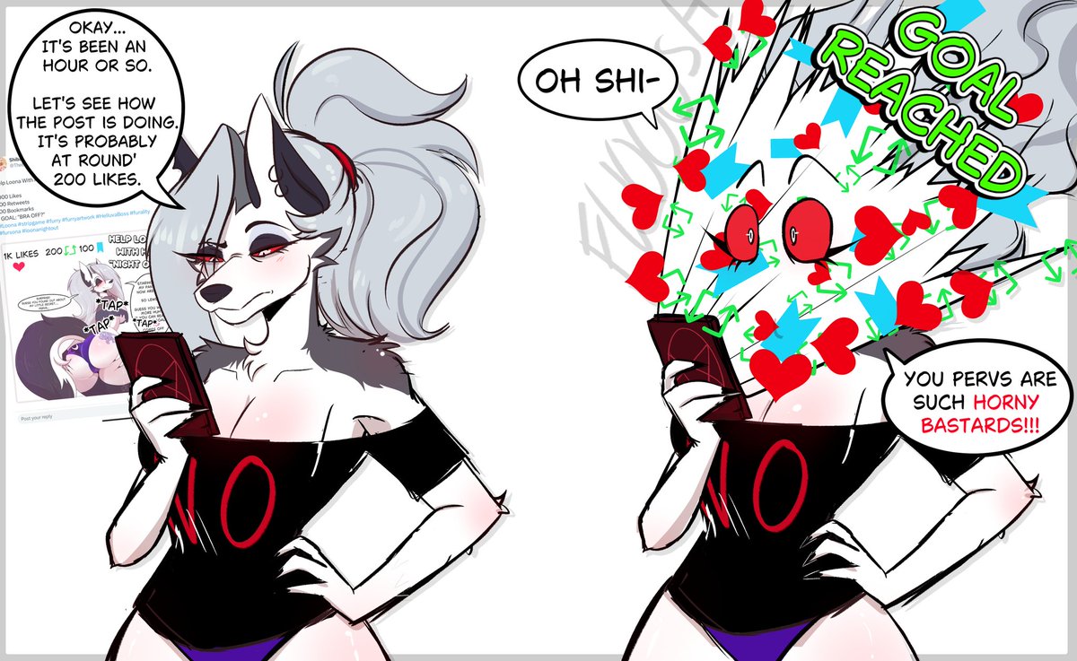 TheBredFactory_'s tweet photo. Help Loona With Her "Night Out" (Extra)♡
-
"Well....that was fast!"
-
#Loona #stripgame #furry #furryartwork #HelluvaBoss #furality #fursona #loonanightout https://t.co/BJMRuOZNO8