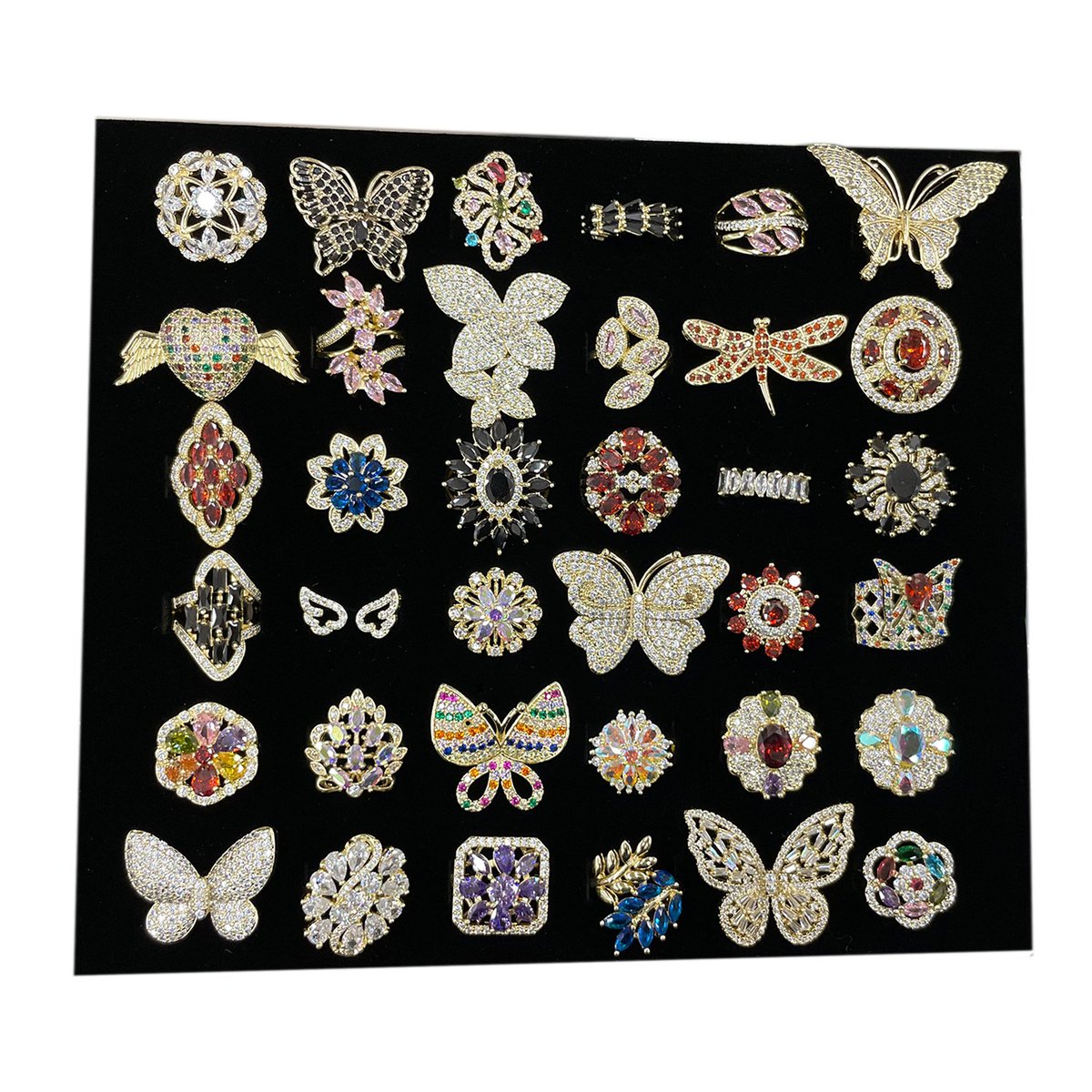 kaash_jewelry's tweet image. 36 Pcs Lady Ring Tray

🦋Organize &amp;amp; Shine: 36 Rings, One Stunning Tray🌸

Shop Now (Link In Bio) kaashusa.com/products/36-pc…

#JewelryOrganization #RingDisplay #JewelryStorage #RingTray #OrganizeInStyle #JewelryLover #RingCollection #BlingBling
#JewelryAddict #FashionAccessories