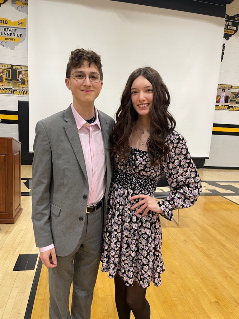 Congratulations to Colson Littrell and Savannah Albaugh who received a "Superior" rating in this season's Ohio Thespy Competition for their Musical Theatre Duet. These two will sing their duet again at International Festival at Indiana University June 23-28, 2024.