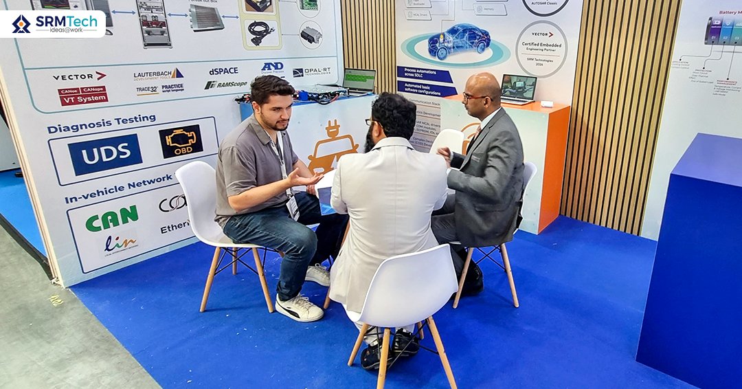 SRMTechOfficial's tweet photo. The positive feedback and valuable insights gained from the event have been immensely gratifying, and we look forward to continuing our role in driving innovation and future advancements. 

#SRMTech #AutoTestingExpo #Europe
2/2 https://t.co/T6EJm17HdS