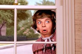 Martha Alito was caught on tape saying how much she hates Pride flags, the sight of which has caused her face to freeze like  Gladys Kravitz seeing a Black family moving in next door