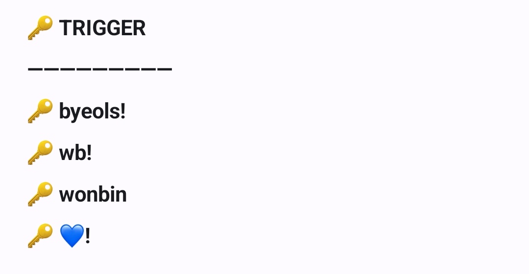 wonbinbase's tweet image. Untuk alternatif kirim mf saat ini dilakukan manual dulu ya. Kalian yang udh di follback ttp bisa kirim mf melalui dm @wonbinbase 💙 

Jangan lupa pakai triggernya byeols 🫶🏻