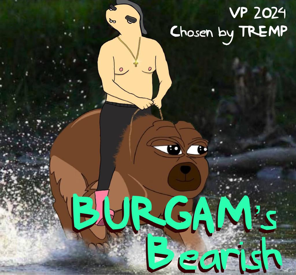 DugBurgam's tweet photo. FeeliIIn BEARISH 2DAy 🐻🚀

Dis BURGAM is VeePee reddy. 
#trump #maga #politifi #burgam https://t.co/cIfLMvpM9G