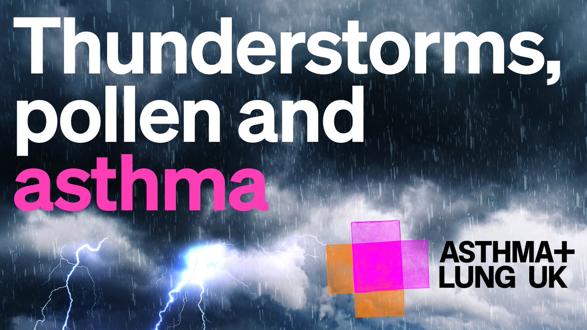 Did you know thunderstorms can trigger your asthma symptoms, especially if you have hay fever? It’s important to take steps to protect yourself if thunderstorms affect your asthma. Visit our website for advice to help you stay well with your asthma. orlo.uk/K7XiZ