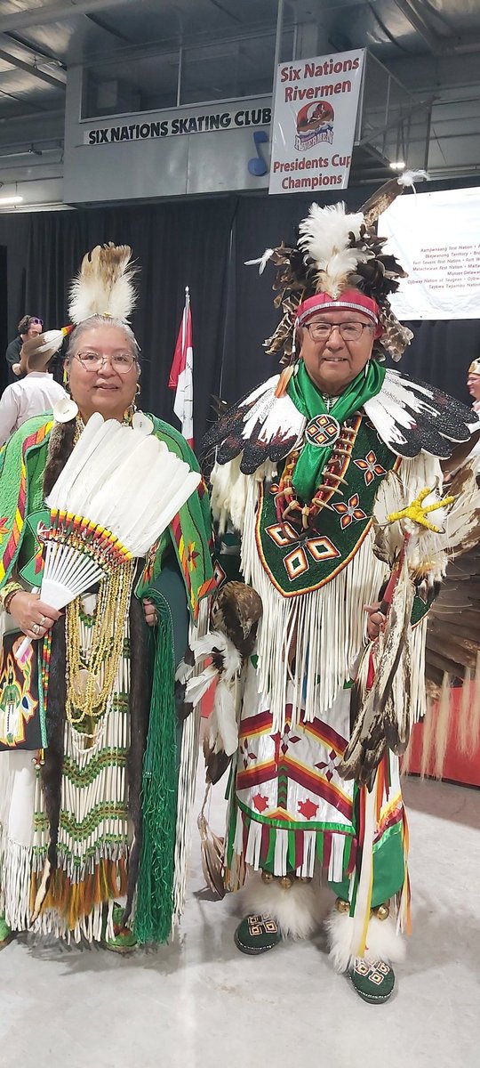 AIAI (@aiai_comms) on Twitter photo Charlene Bomberry and Amos Key dancing for the Special Chiefs Assembly Grand Entry at <a href="/ChiefsofOntario/">Chiefs of Ontario</a> for the #Cooaca2024 Charlene Bomberry and Amos Key dancing for the Special Chiefs Assembly Grand Entry at <a href="/ChiefsofOntario/">Chiefs of Ontario</a> for the #Cooaca2024
