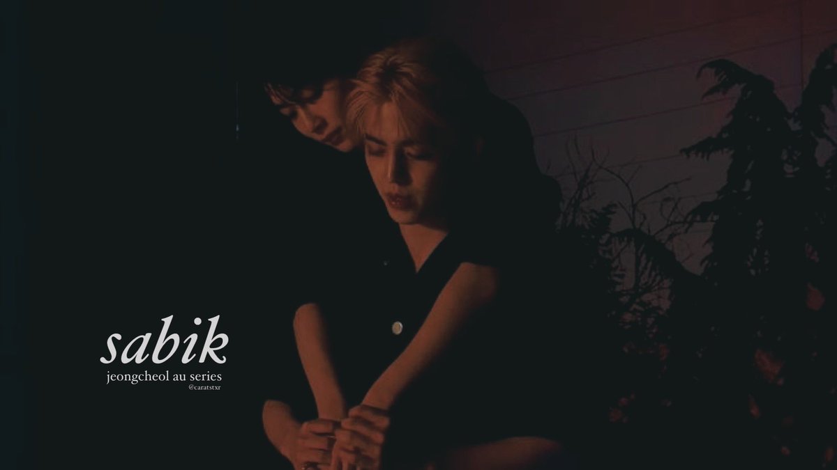 caratstxr's tweet photo. ᝰ.ᐟ sabik 🔞

❥ a #jeongcheol/#coupjeong au series wherein  

A series capturing the usual fubu relationship between Cheol and Hannie, brimming with messy interactions and the haunting uncertainty of who will end up most broken. https://t.co/dJpFZZWnOr