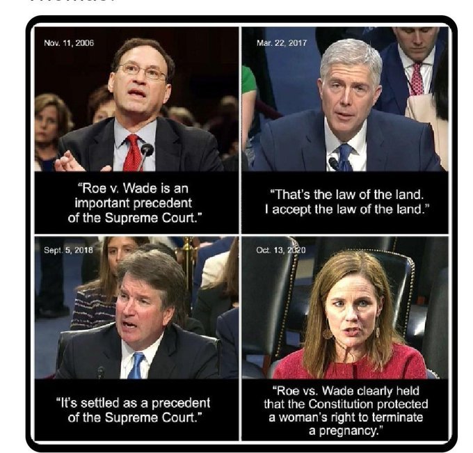 LIBERALAF4EVER's tweet photo. Because when you deal with corrupted scumbags, you can't play fair, full stop.
After all, they all lied to the American people at their confirmations, so fuck them all!
#ScotusIsCorrupted https://t.co/mnxNJA1Q4c