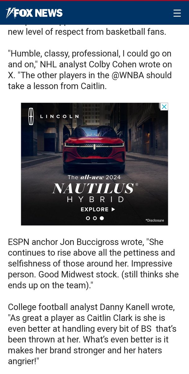 Look what these non-basketball people had to say about #CaitlinClark... and those around her. #IHateYall