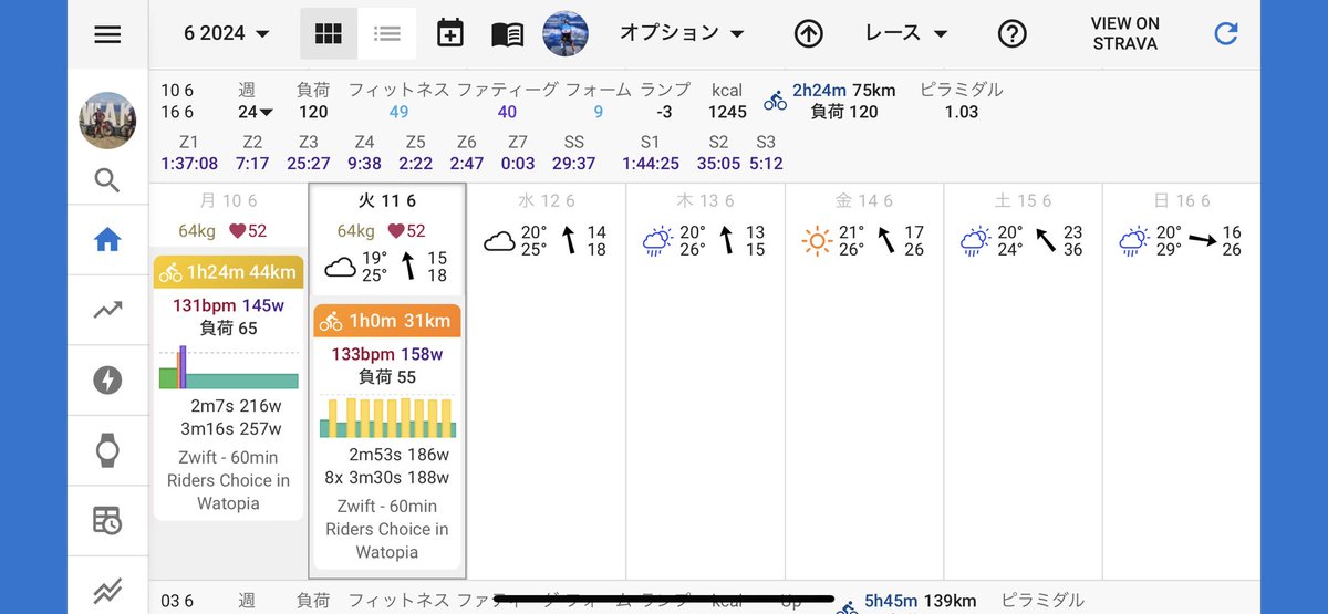 itotetsu1104443's tweet image. #trainerroad
#intervalsicu 
そろそろ本腰入れて計画と結果の２つを管理していこう♬