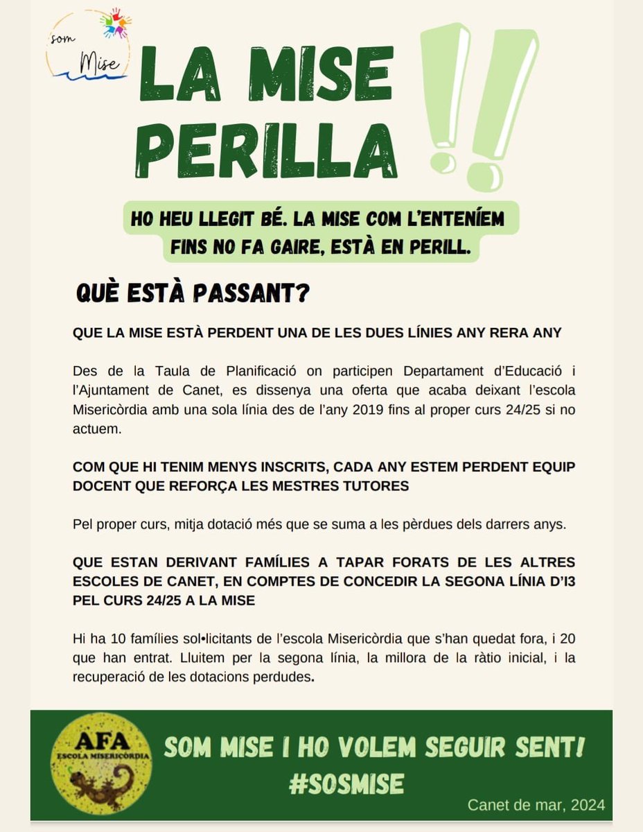 AfaMisericordia's tweet photo. #educaciópública https://t.co/LYvxNYlrPA