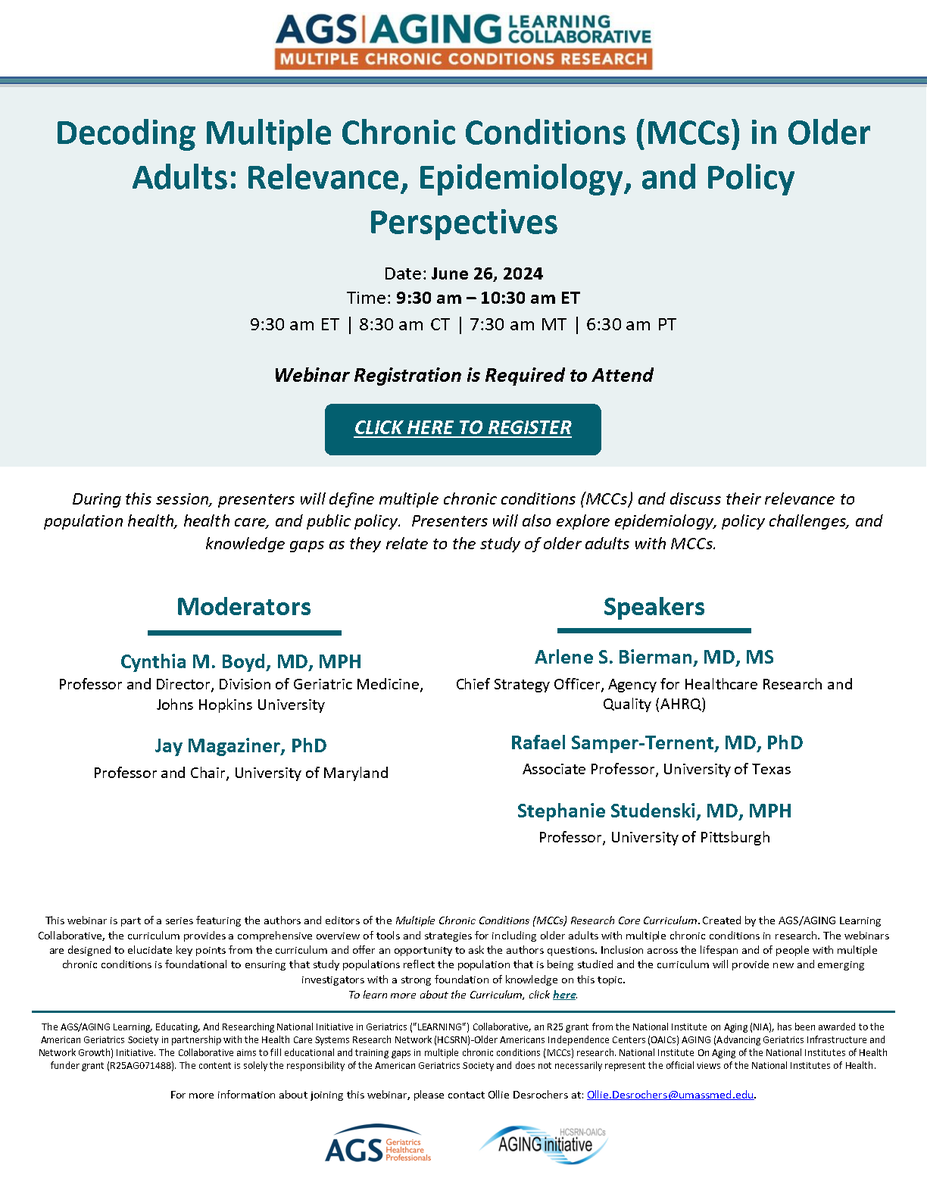 The AGING Initiative tweet media