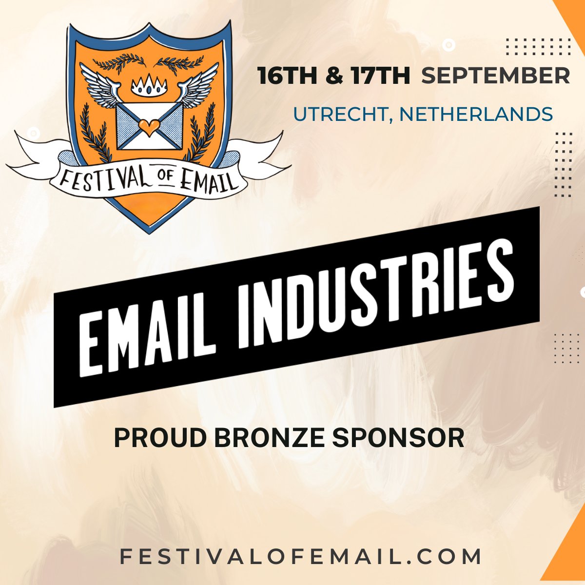 Email Industries is proudly sponsoring <a href="/festivalofemail/">Festival Of Email</a>! 💌 Join fellow email professionals for two days of workshops, panel discussions, and networking.

📍 Utrecht, The Netherlands
🗓️ September 16-17, 2024

Register at: festivalofemail.com

#festivalofemail #emailmarketing