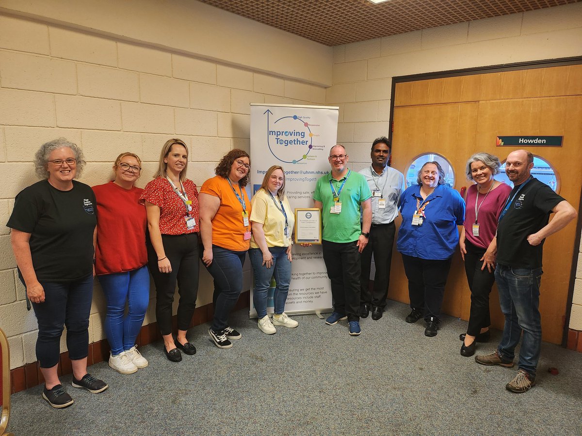 UHNMQIAcademy's tweet photo. QIA academy are showing off their pride colours at todays Module 3 training day 🏳️‍🌈🌈💛 Proud to share our commitment to LGBTQ+ equality and our recent LEAN competency system accreditation. DM us if you would like to know more about what this means for @UHNM_NHS #improvingtogether https://t.co/5zrBz3z8Ss