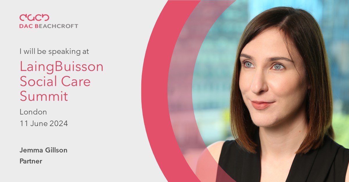 DACBeachcroft Health (@healthlawuk) on Twitter photo If you're in #London today for the DACB-sponsored <a href="/LaingBuisson/">LaingBuisson</a> Social Care Summit, please join partner Jemma Gillson at 1.45pm for a panel discussion on adult specialist care and the future of supported living bit.ly/3QMB27E #healthlaw #SocialCareSummit If you're in #London today for the DACB-sponsored <a href="/LaingBuisson/">LaingBuisson</a> Social Care Summit, please join partner Jemma Gillson at 1.45pm for a panel discussion on adult specialist care and the future of supported living bit.ly/3QMB27E #healthlaw #SocialCareSummit