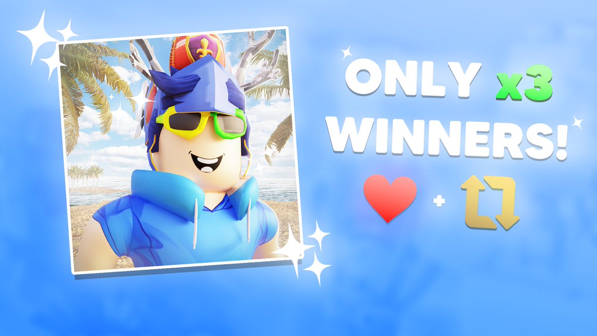 As requested, Gonna be doing a PFP giveaway!! 😍

To enter :

Like ❤️
Retweet  🔁

Ends in 1 week! 🚨🚨
#Roblox #RobloxGFX