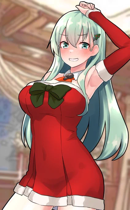 #これを見た人は赤が入ってる画像を貼れサンタ服は赤面積が多くなりますねぇ 