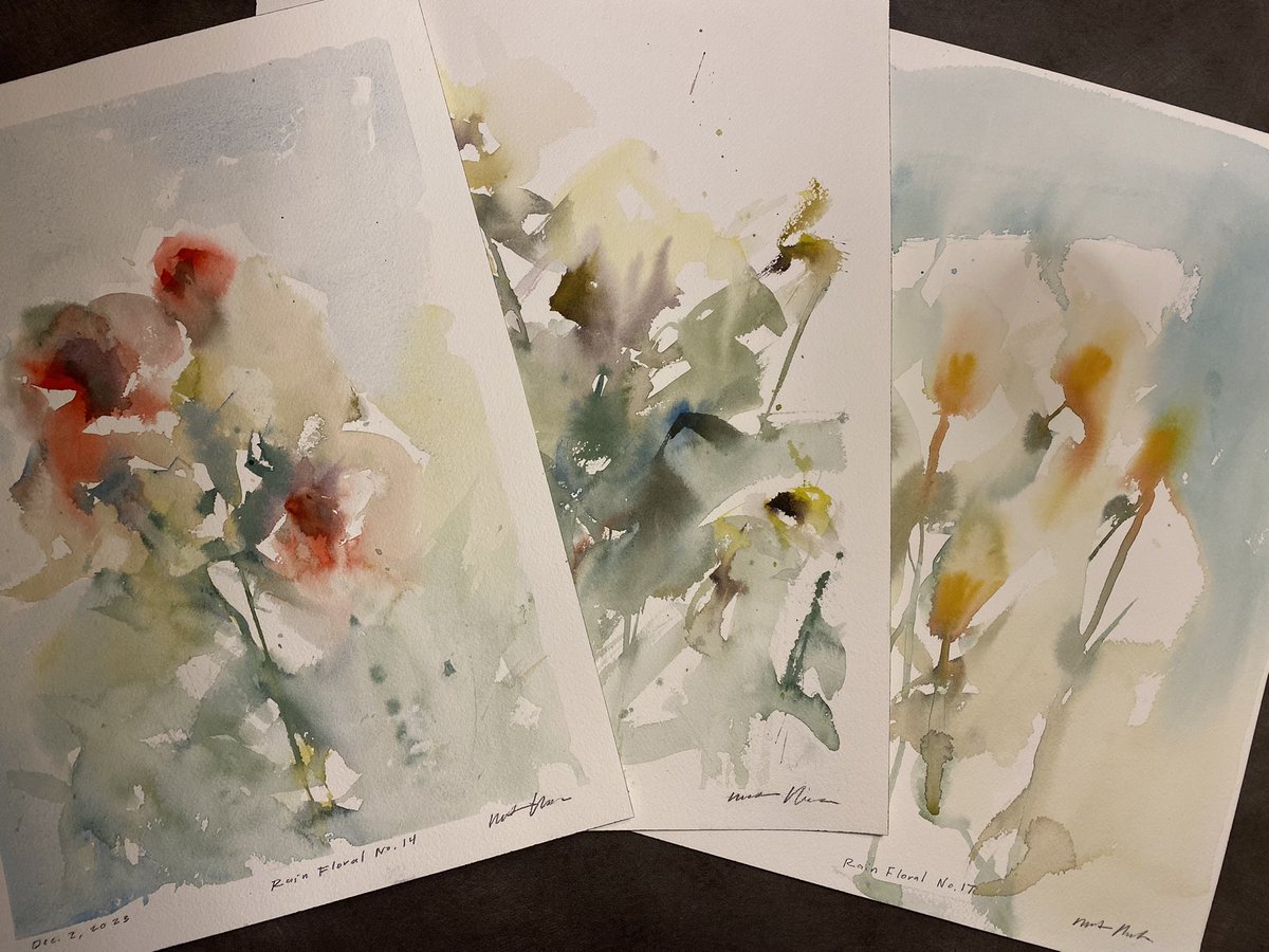 mentnelson's tweet photo. Please interact with this post so it doesn’t get hidden by the algorithm. X will assume it’s an “important” post and make it more visible. To any collectors looking to own original work by me, Rain Florals are available. Each were painted with rain and as of now, I have 3 on hand https://t.co/YLYBLiSmPX