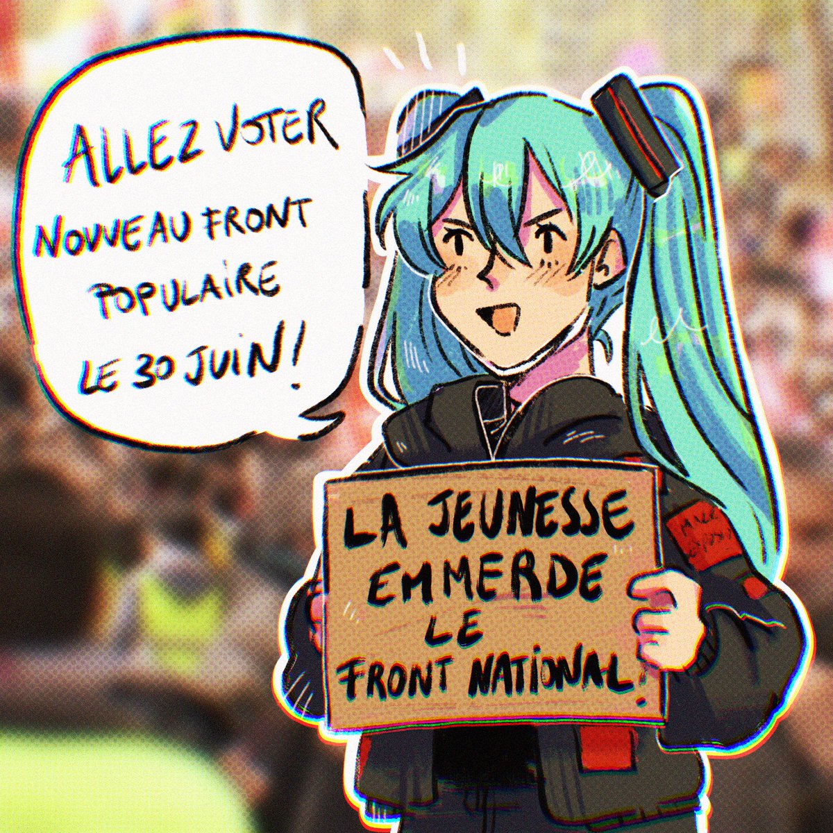 xNadechi's tweet image. C’est pas moi qui le dit, c’est Hatsune Miku !