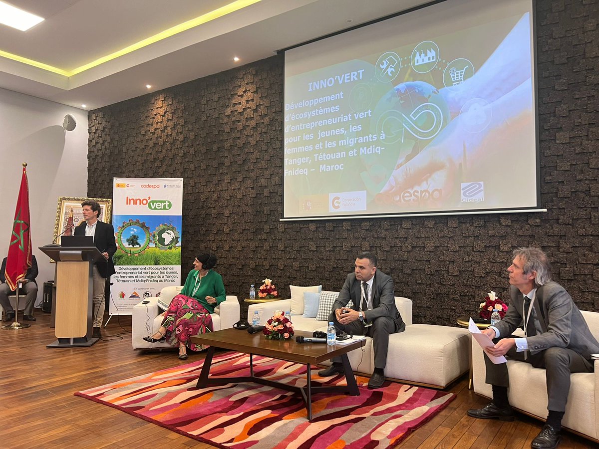 (1) Celebramos en Tánger el lanzamiento del convenio Innovert, iniciativa desarrollada en consorcio por Cideal y <a href="/CODESPA/">CODESPA</a>  con financiación de <a href="/AECID_es/">AECID</a>