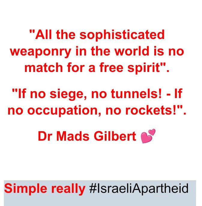 jolly_angelina's tweet photo. @jeremycorbyn I love that the wonderful @DrMadsGilbert is following @jeremycorbyn Two of my favourite people on this, our one precious planet
#Hamas - "A threat to peace or an obstacle to a gas & oil deal?" @Rachael_Swindon @simonmaginn @BeckettUnite #GazaGenocide #DisproportionateForce https://t.co/0x202v6kGj