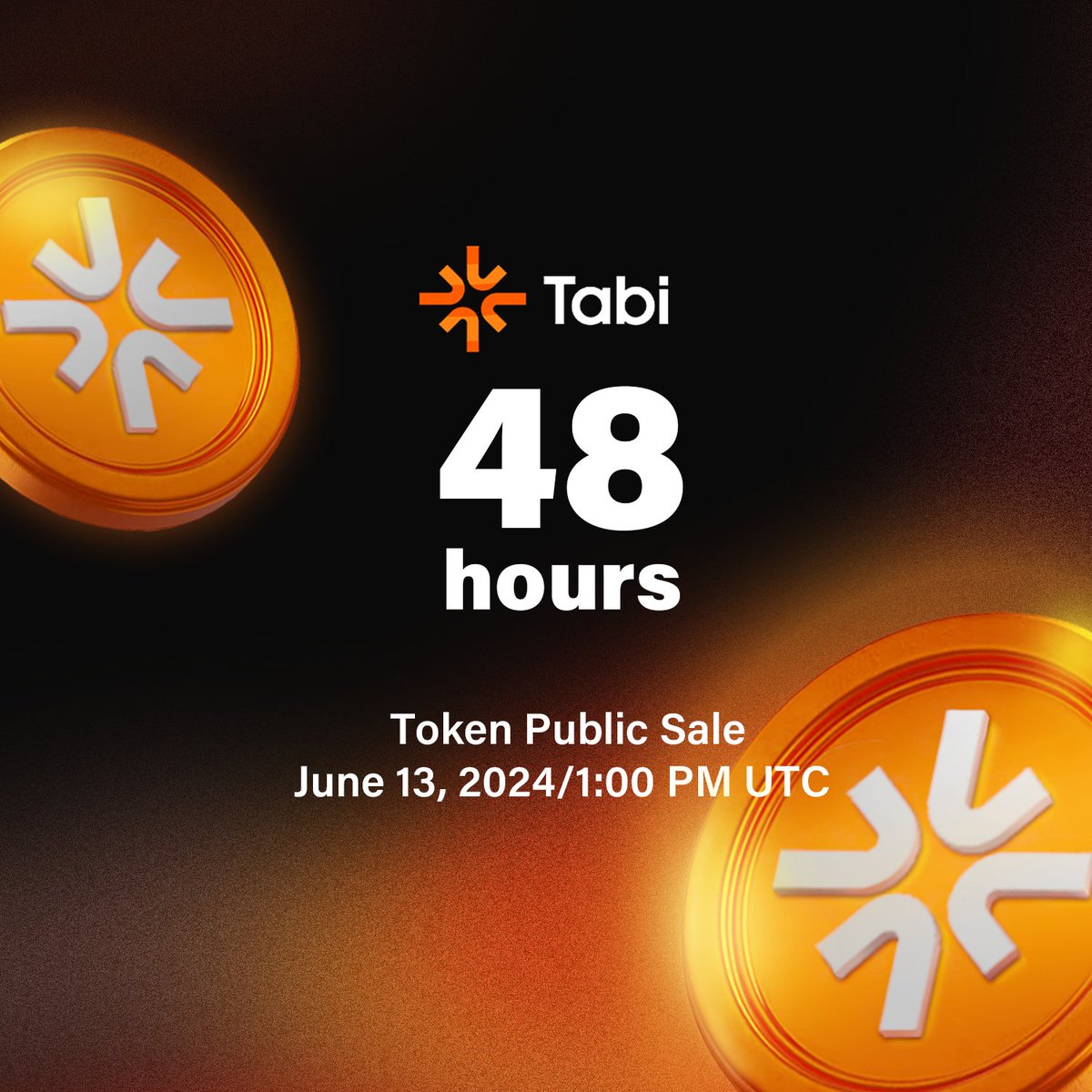 Tabi Token Public Sale
Starts in 48 Hours!

Exclusively on <a href="/Beanco_io/">Beanco🫘</a> launchpad.

🔗 Bookmark this link: beanco.io

Get prepared: Check out the rules &amp; guide to stay informed about all the public sale procedures: blog.tabi.lol/#/article/23