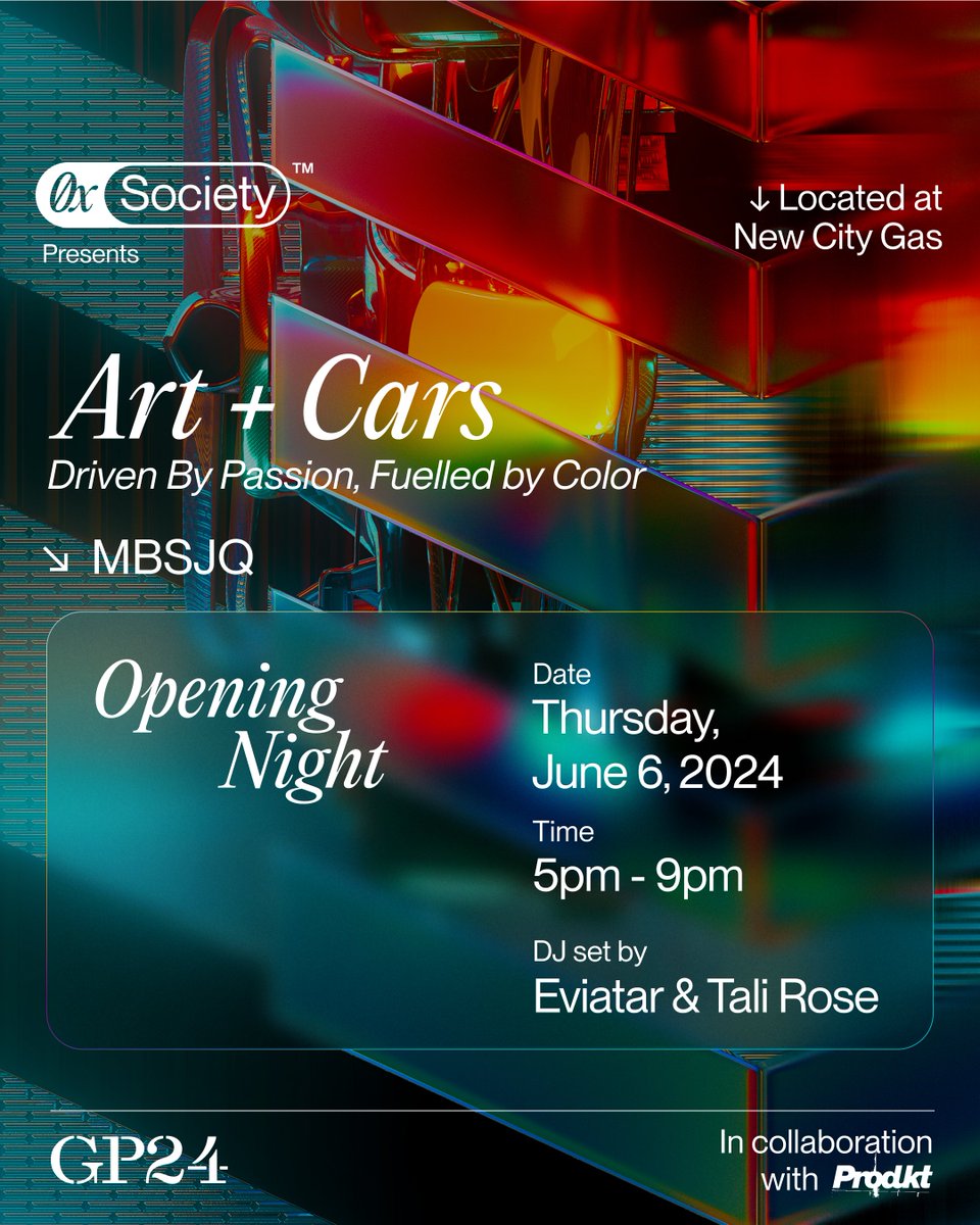 MBSJQ 🏁 (@mbsjq) on Twitter photo SYMPHONY, was part of the <a href="/mbsjq/">mbsjq 🏁</a> solo exhibition is now on view in the <a href="/newcitygas/">New City Gas</a> gallery throughout the Grand Prix weekend in collaboartion with <a href="/0x_society/">0x Society™ | NFT Art Gallery</a> SYMPHONY, was part of the <a href="/mbsjq/">mbsjq 🏁</a> solo exhibition is now on view in the <a href="/newcitygas/">New City Gas</a> gallery throughout the Grand Prix weekend in collaboartion with <a href="/0x_society/">0x Society™ | NFT Art Gallery</a>