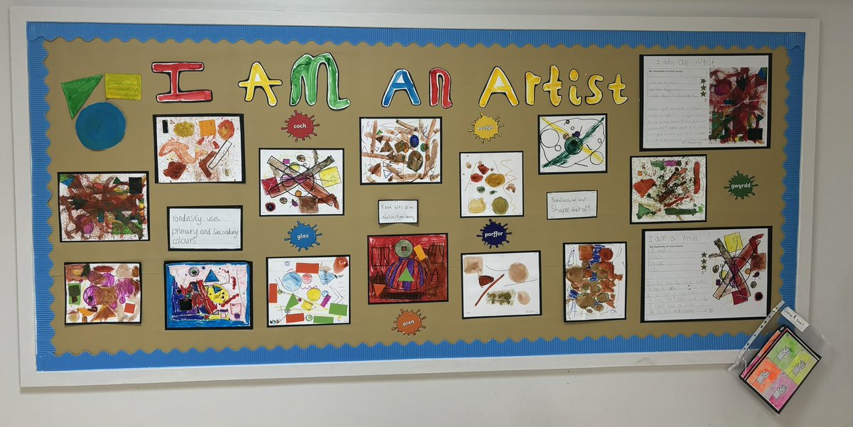 Amazing year 1 art work 🔵▪️🔺#Kandinsky